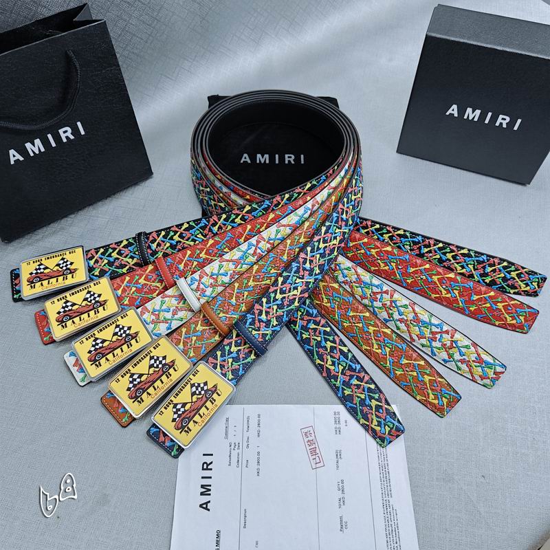 Amiri belt 38mmX90-125cm lb73